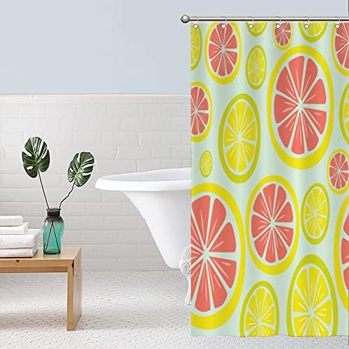 UTF4C Funny Fruit Show Shower Liner 35 x 71 Durable