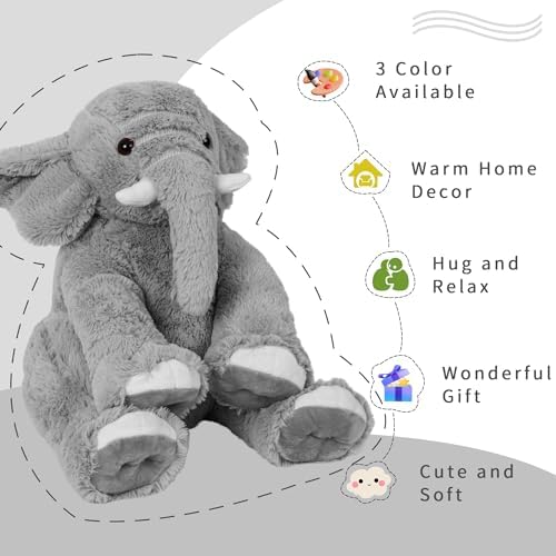 Weighted Elephant Plush