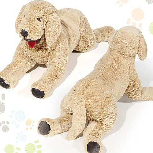 Big Golden Dog Geosar Stuffed Animal 85cm 335inch
