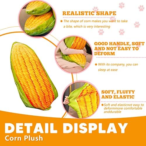 Creative 197-inch Corn Plush Pillow for Kids