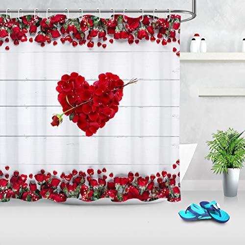 LB Red Rose Flower 72x72-Inch