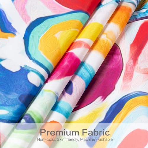 Vimorco Watercolor Peacock Shower Curtain