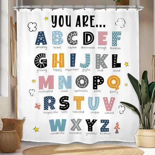 Learning the Alphabet in the Bathroom