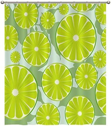 Luxury Lemon Fruit Shower Curtain Liner Set