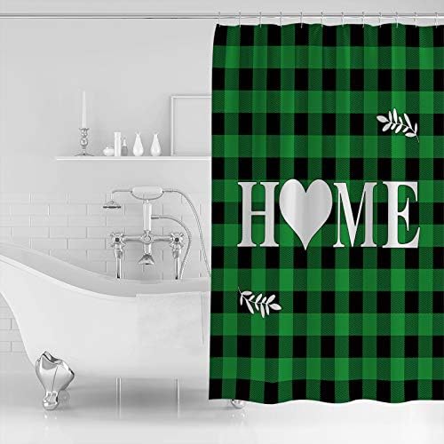 St Patricks Day Heart Shower Curtain