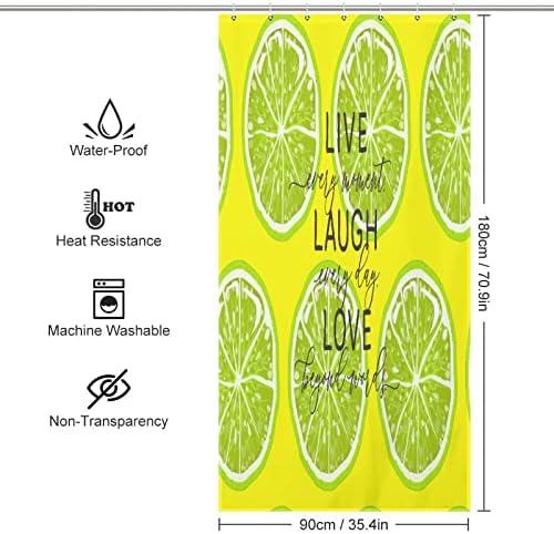 Sweet Natural Shower Curtain for Bathrooms