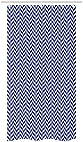Durable Herringbone Shower Curtain Set