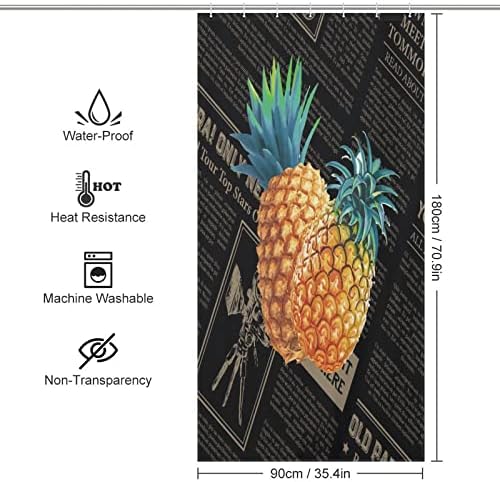 Fresh Fruit Natural Fruit Bath Room Curtain