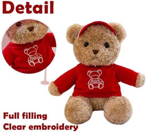 118 inch Teddy Bear Stuffed Animal Plush Pillow Toy Red