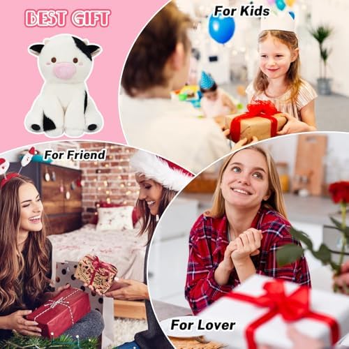 Happy Horseshoe Cow Stuffed Animal
