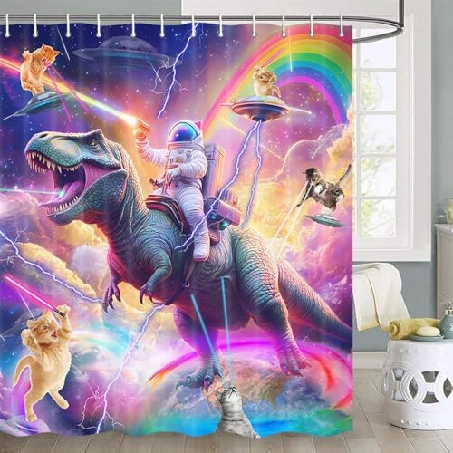 Dinosaur Shower Curtain Set