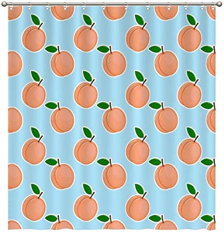 Cute Fruit Pattern Shower Curtain Liner 71x79