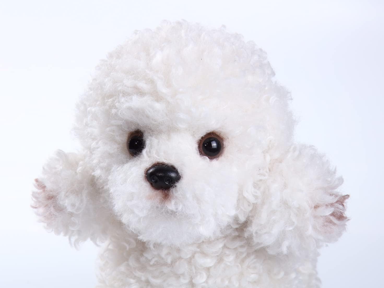 CU-MATE Poodle Plushie Realistic Dog Stuffed Animal