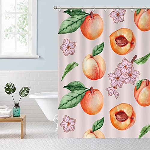 Perfectly Pondered Cute Fruit Shower Curtain