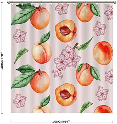 Perfectly Pondered Cute Fruit Shower Curtain