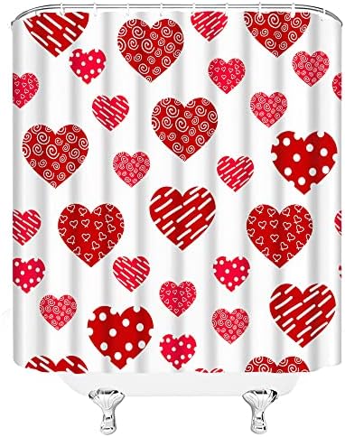 Sweet Heart Shower Curtain Set