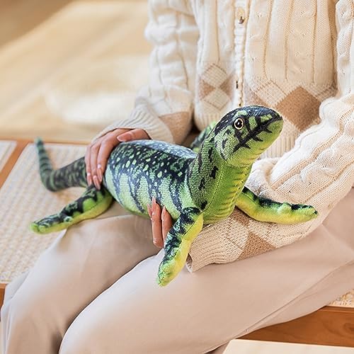 JIAHG Plush Animal Throw Pillow - Cuddly Lizard Gecko Snake Plush Lumbar Back Cushion