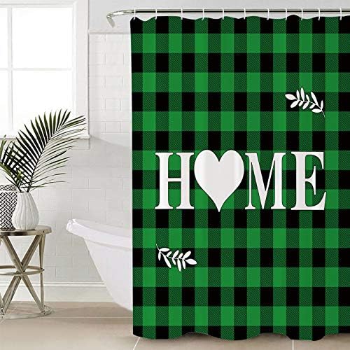 St Patricks Day Heart Shower Curtain