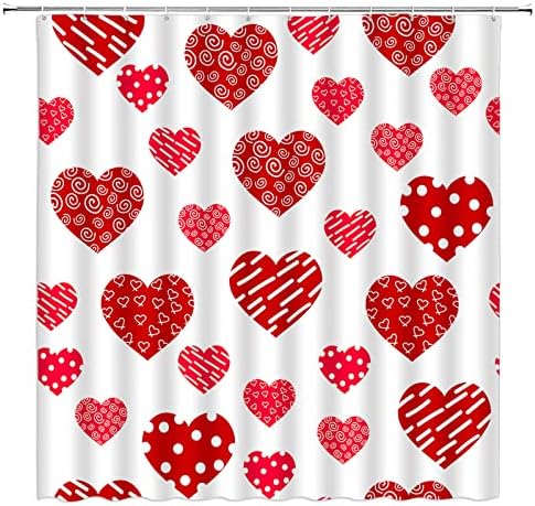 Sweet Heart Shower Curtain Set