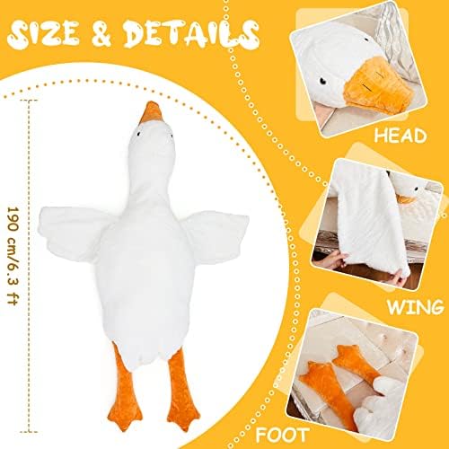Meooeck Giant Goose Plush Pillow
