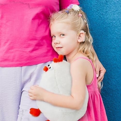 Cute White Animal Plush Toy Kawaii Fat Stuffed Animal for Kids