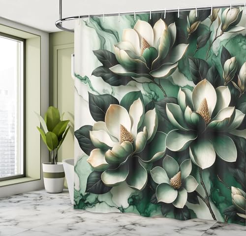 Ambesonne Dark Green Shower