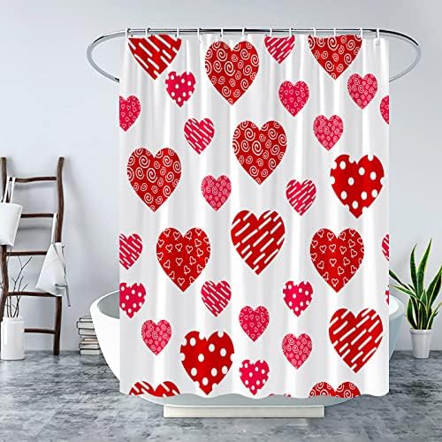 Sweet Heart Shower Curtain Set