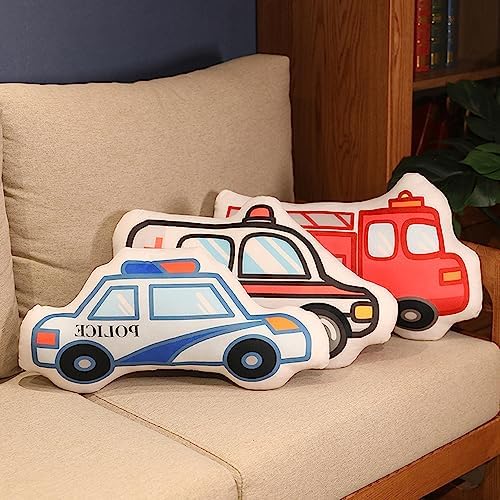 Ambulance Plush Pillow Super Soft Cars Plush for Kids