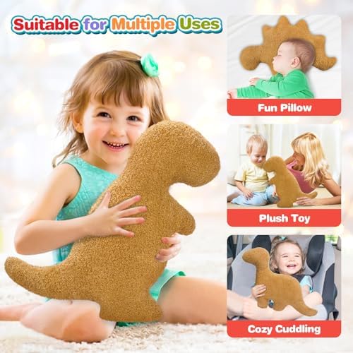Chicken Dino Nuggets Pillow Funny Decor