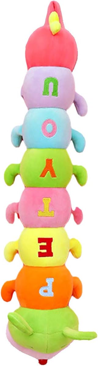 Big Hugging Caterpillar Pillow Multicolor Plush Toy