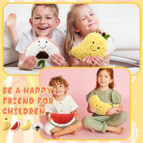 Fruit Plushies 8-Piece Set