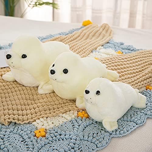 Seal Plush Toys Sea Dog Sea Lion Dolls 40cm White