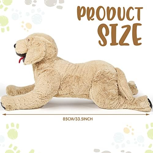 Big Golden Dog Geosar Stuffed Animal 85cm 335inch