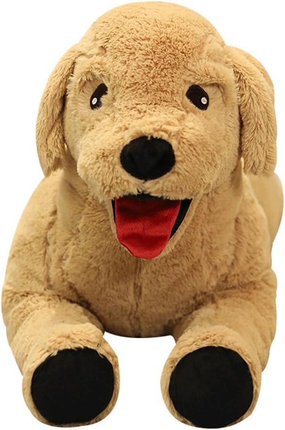 Stuffed Animal Dog 70cm Brown Plush Toy for Kids andloyd