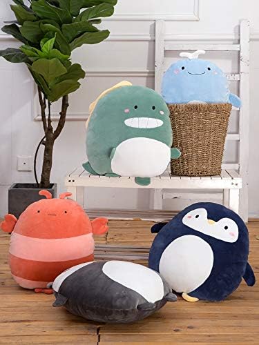 CASAGOOD Soft Dinosaur Plush Pillow 165 Inch