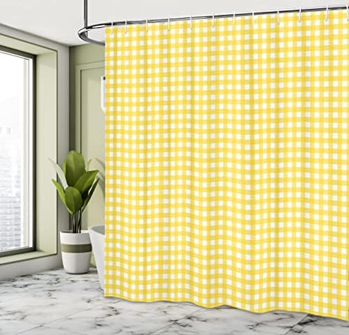 Breezy Summer Ambesonne Checkered Shower Curtain