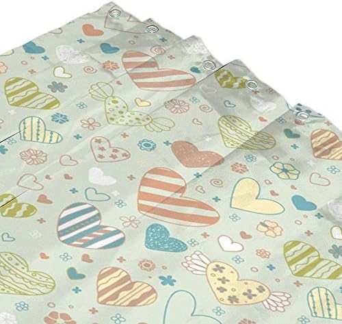 ZHIHUI Waterproof Shower Curtain Set 60x72 inch
