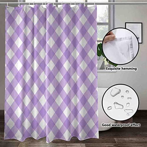 Brilliant Checkered Shower Curtain