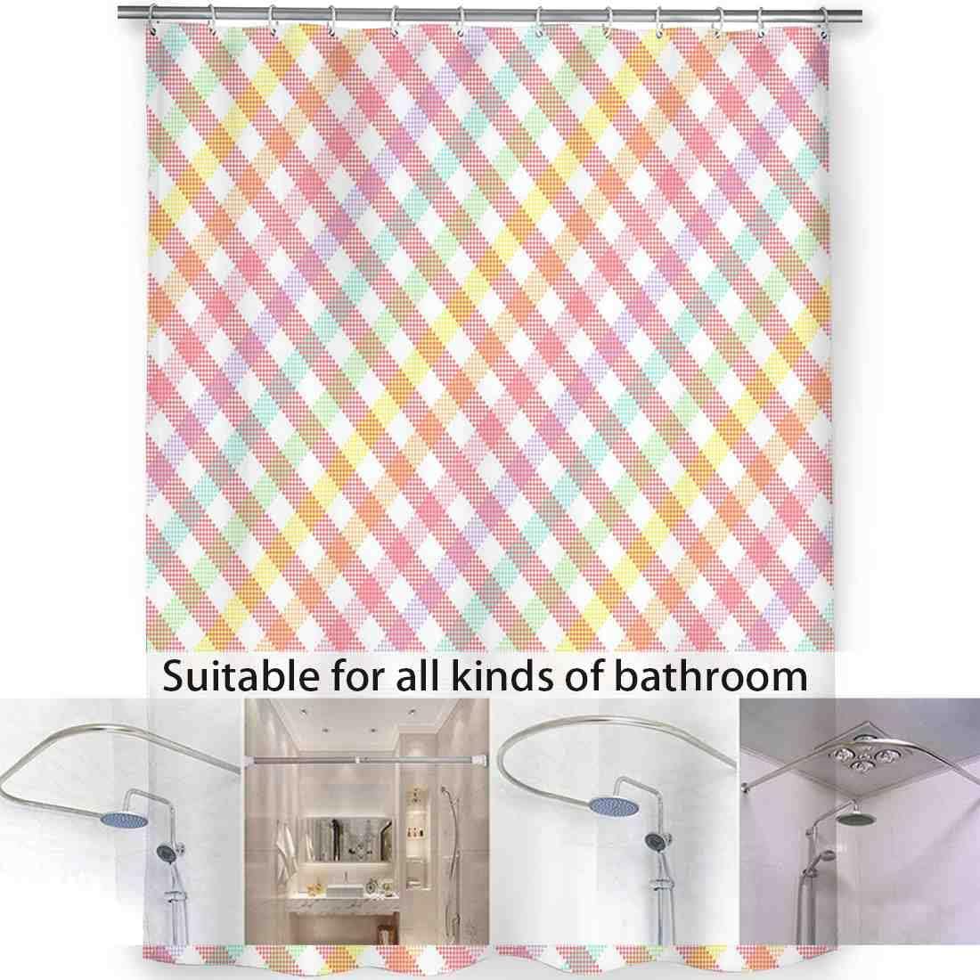 Waterproof Decorative Shower Curtain Set