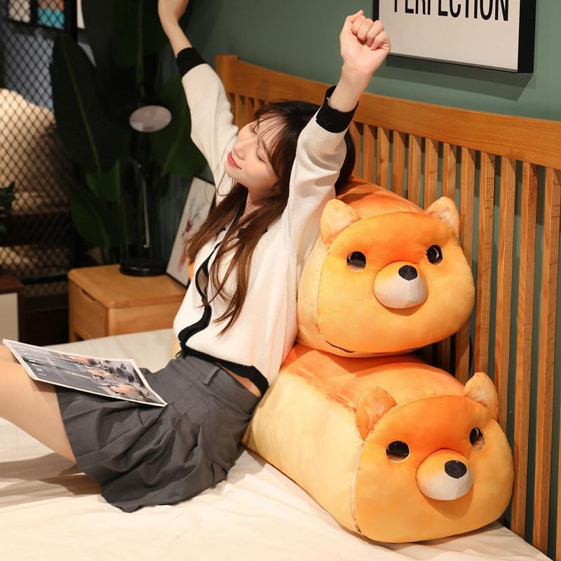 196 Inch Bread Plush Toy and Dog Plush Toy Funny Stuffed Animal Pillow