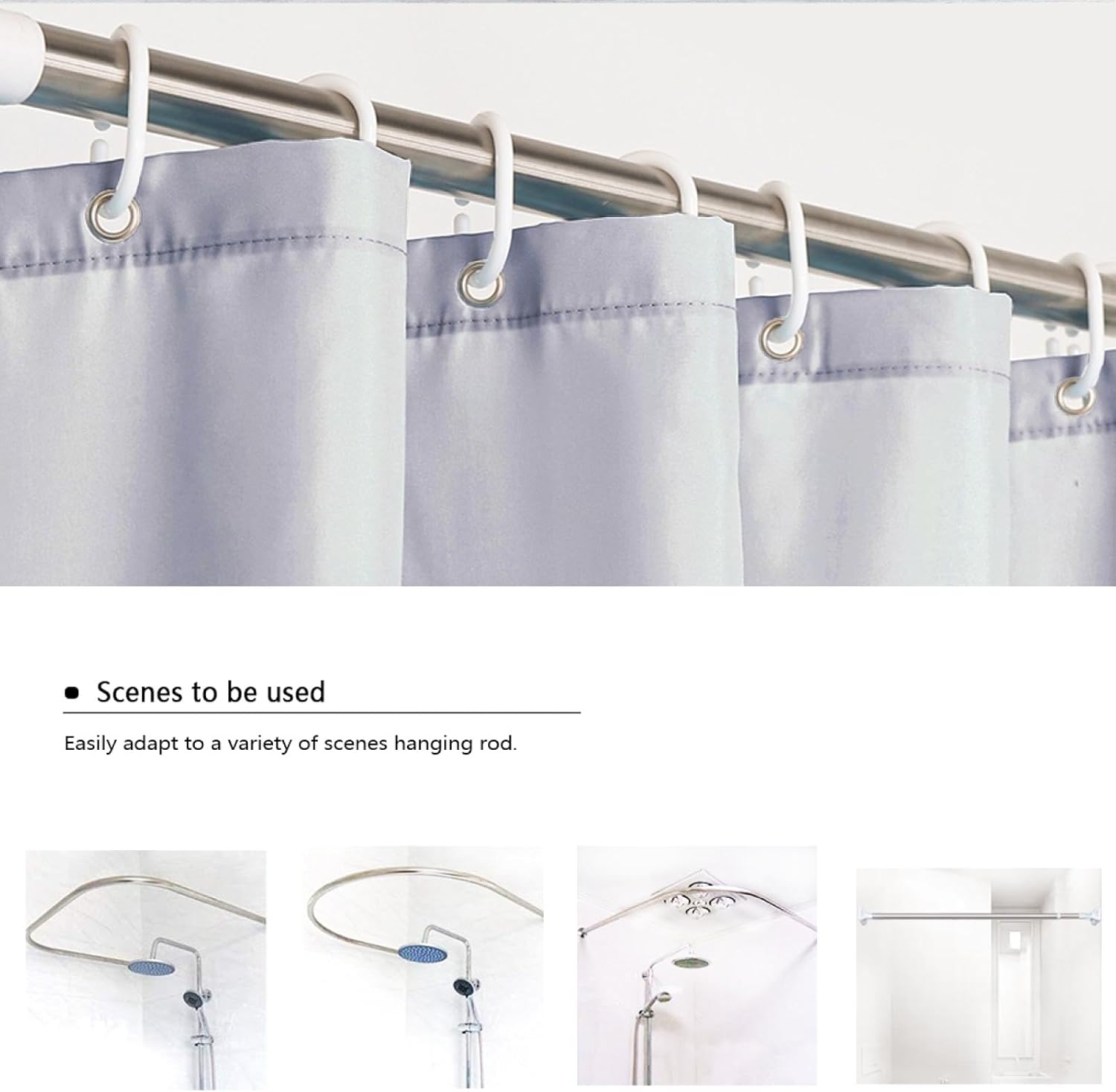 Modern White Porcelain Vase with Eucalyptus Leaves Shower Curtain