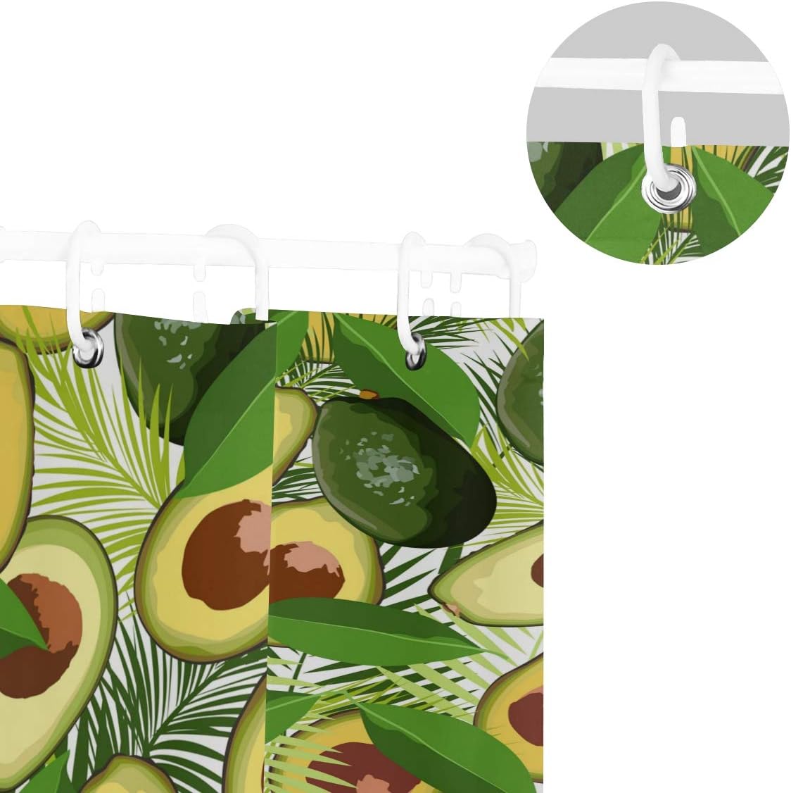 Srainy Day fun 72x72 inch tropical shower curtain for home