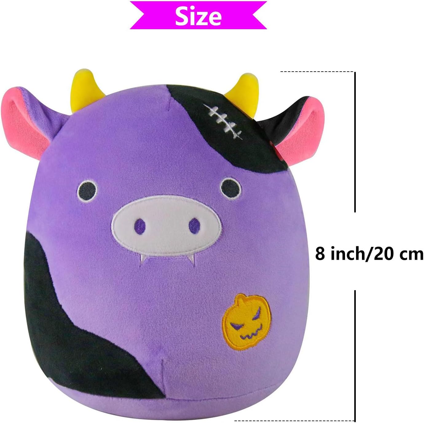 Halloween Pumpkins Perfect Halloween Cow Plush Pillow