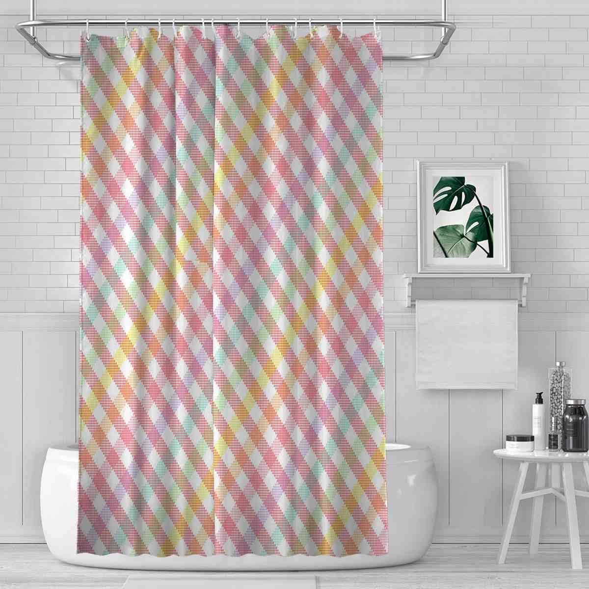 Waterproof Decorative Shower Curtain Set