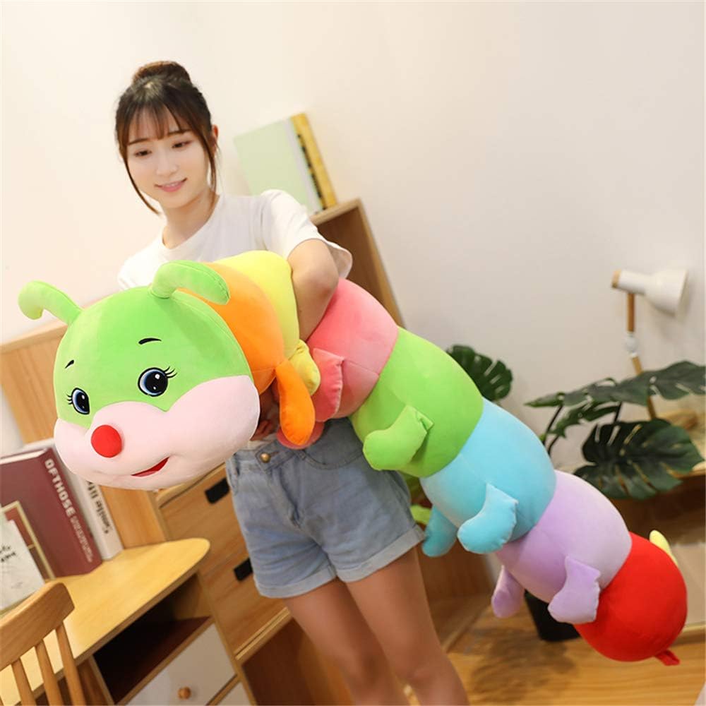 Big Hugging Caterpillar Pillow Multicolor Plush Toy