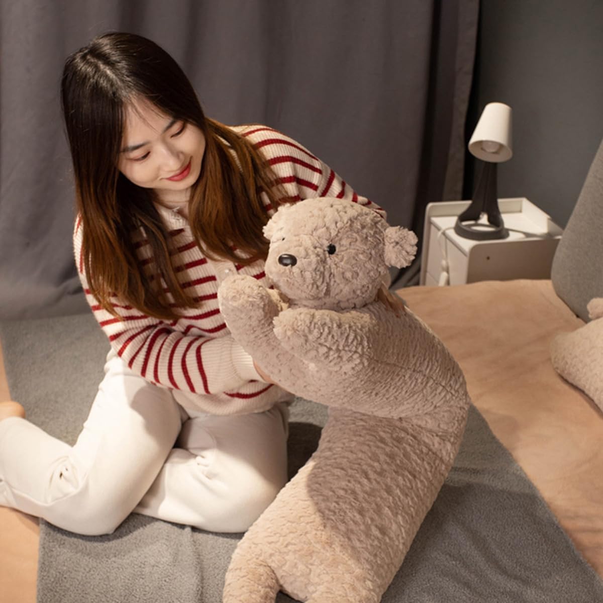 Bear Plush Pillow 35 Inch Cute Plush Stuffed Animal