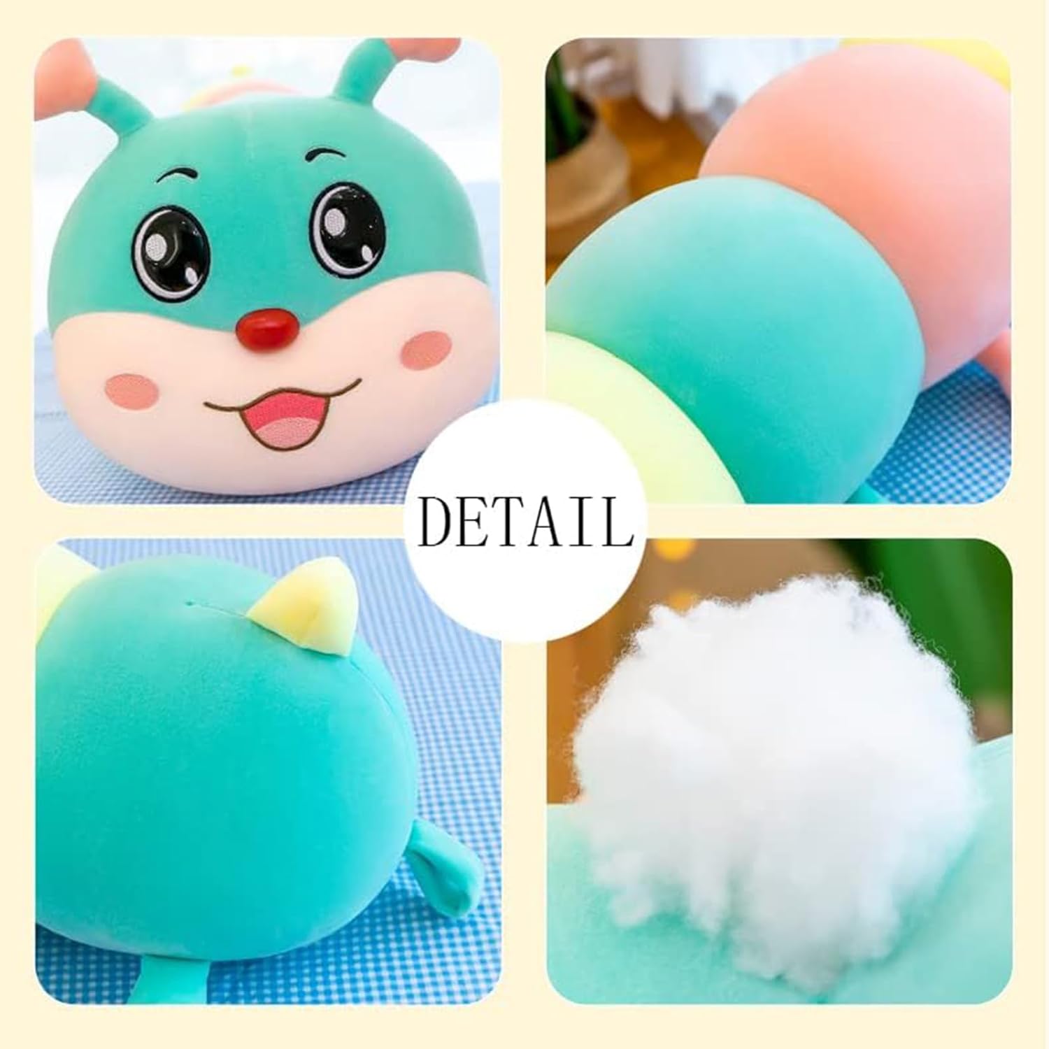 Greus 433-Inch Giant Caterpillar Plush Toy