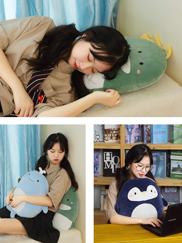 CASAGOOD Soft Dinosaur Plush Pillow 165 Inch