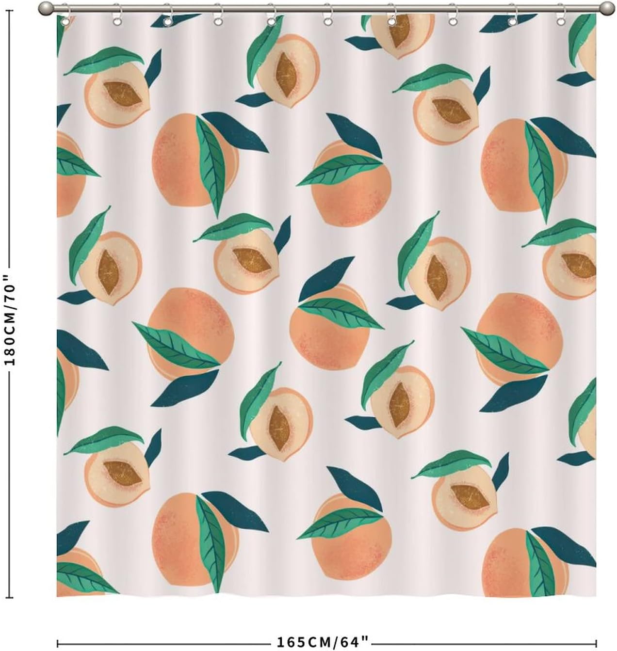 Cute Fruit shower curtain liner