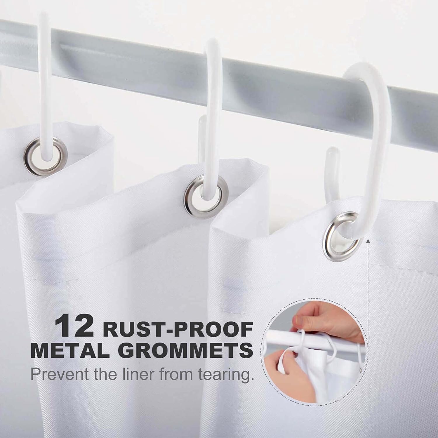Fruitful Summer Bath curtain with 12 Hooks